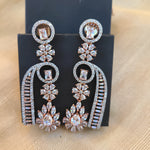 Rosegold CZ earrings