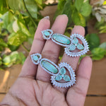 Aria Chandbali CZ earrings
