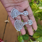 Zoey Chandbali CZ earrings