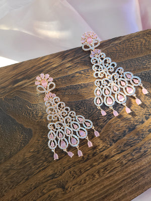 Nora Chandbali CZ earrings