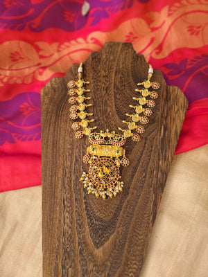 Arghya kemp designer matte necklace set
