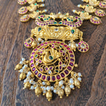 Arghya kemp designer matte necklace set