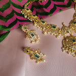 Vasvi designer gold plated necklace set