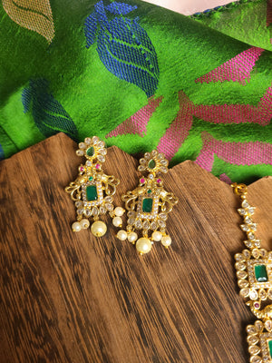 Vasvi designer gold plated necklace set