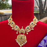Vasvi designer gold plated necklace set