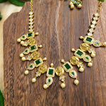 Saketha designer gold plated necklace set