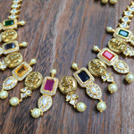 Saketha designer gold plated necklace set