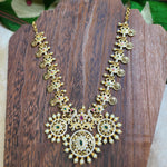 Anandhi kemp designer goldplated necklace set