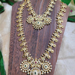 Anandhi kemp designer goldplated necklace set