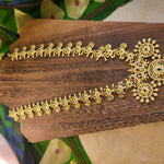 Anandhi kemp designer goldplated necklace set