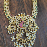 Kanthi designer gold plated necklace set