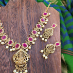 Sarya designer gold plated necklace set