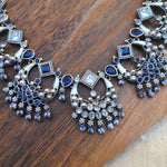 Ariyah silver alike necklace set