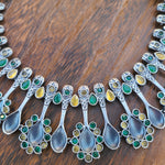 Alli Dual tone  necklace set