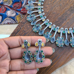 Alli Dual tone  necklace set