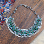 Maha Silver Alike  Necklace set