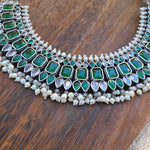 Maha Silver Alike  Necklace set