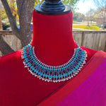 Maha Silver Alike  Necklace set