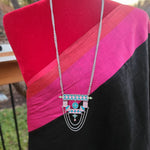 Amarpali silver alike pendant necklace