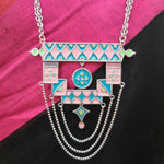 Amarpali silver alike pendant necklace