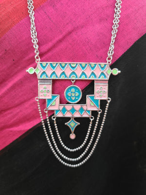 Amarpali silver alike pendant necklace