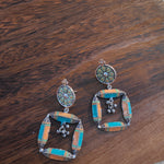 Astrid silver alike earrings