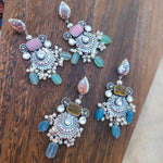 Alia silver alike earrings
