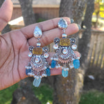 Alia silver alike earrings