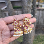 Bhagi jhumka earrings