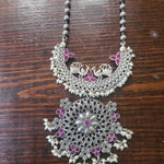 Maria Handmade contemporary pendant necklace set