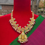 Dashavatharam designer gold plated necklace set