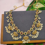 Saryia designer gold plated necklace set