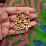 Saryia designer gold plated necklace set