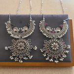Maria Handmade contemporary pendant necklace set
