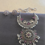 Maria Handmade contemporary pendant necklace set