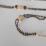Black bead bracelet