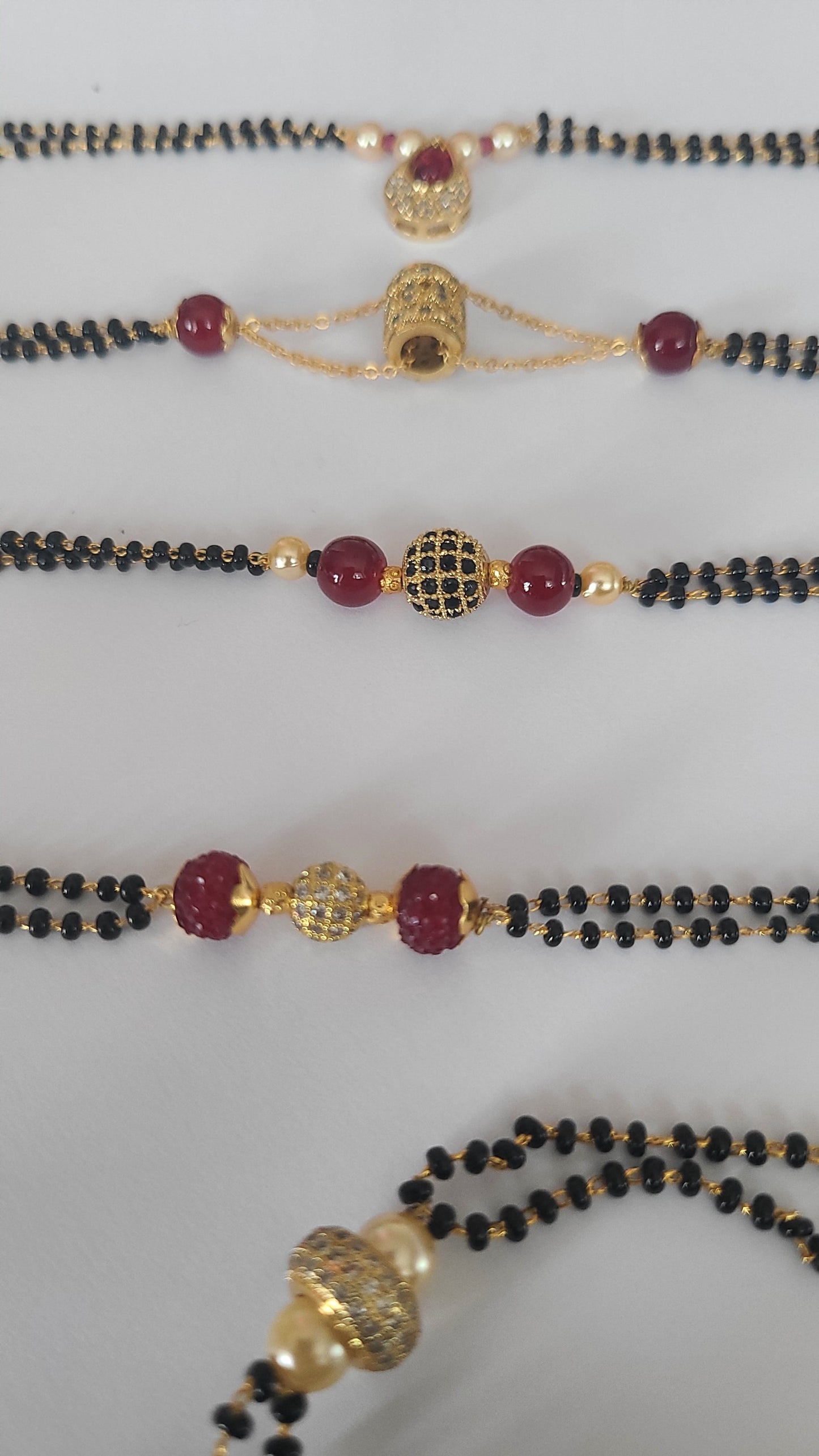 Black bead bracelet
