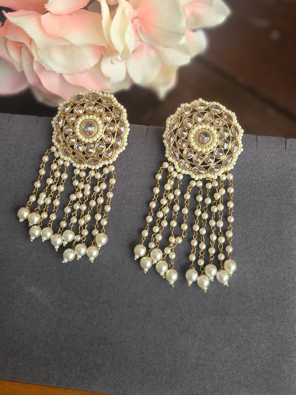 Polki Kundan earrings