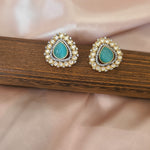 Aksha polki kundan earrings