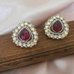 Aksha polki kundan earrings