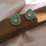 Aksha polki kundan earrings