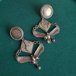 Garuda silver alike earrings