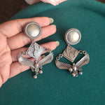 Garuda silver alike earrings