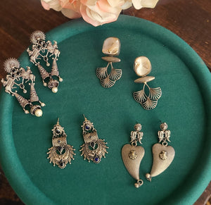 Unique jhumka earrings