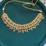 Anitha pachi kundan necklace set
