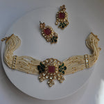 Anaya polki necklace set