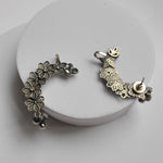 Leeya unique silver alike earrings collection