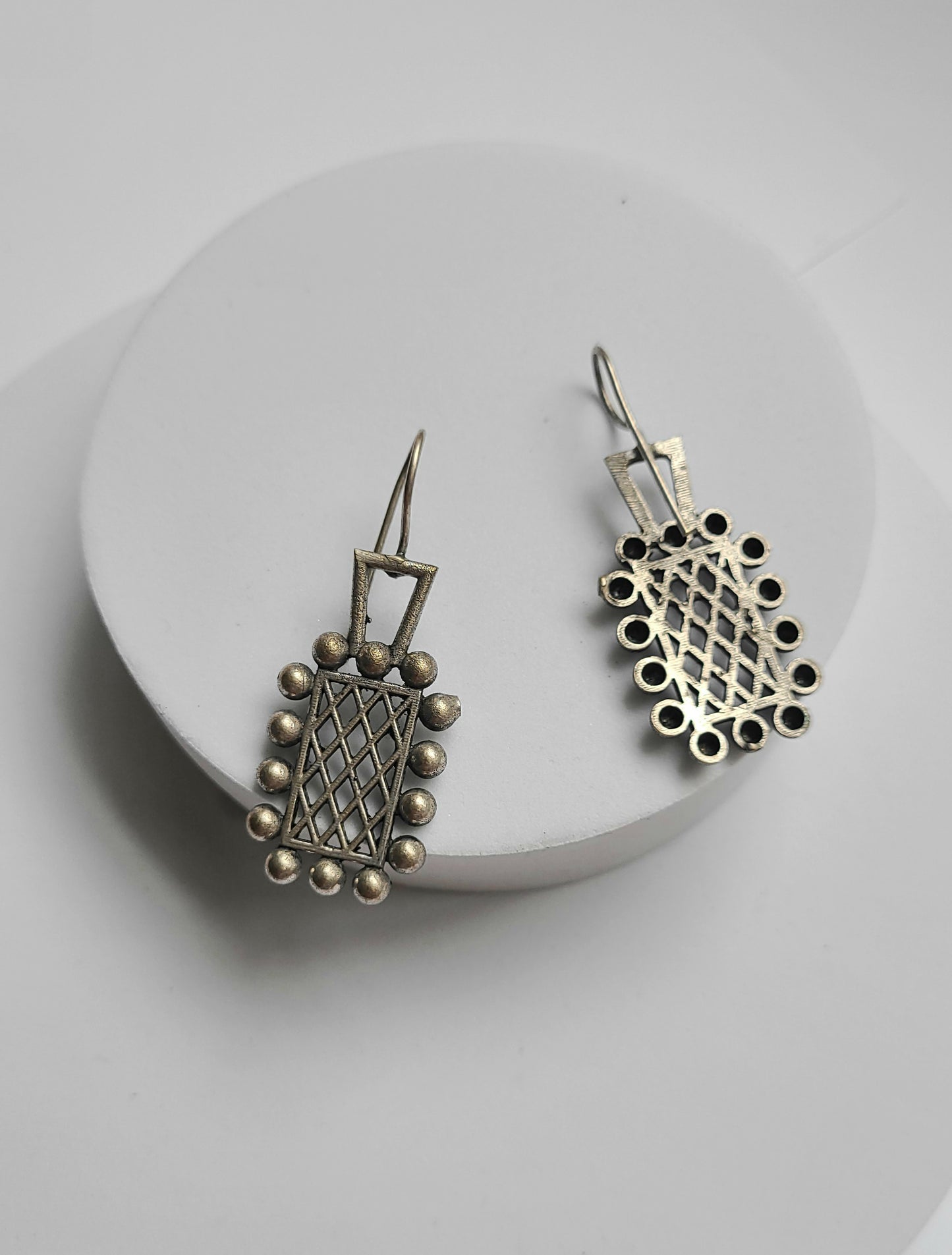 Leeya unique silver alike earrings collection