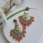 Astrid fusion silver alike earrings