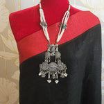 Black metal Oxidized handmade necklace set
